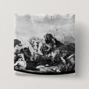 Attila der Hunne und seine Horden Button