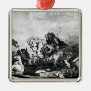 Attila der Hunne und seine Horden Silbernes Ornament