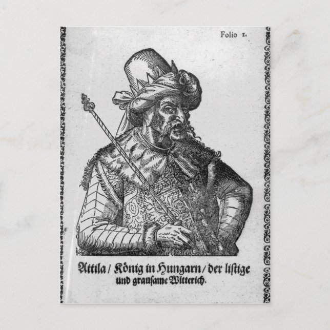 Attila the Hun Postkarte (Vorderseite)