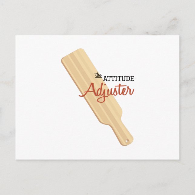 Attitude Adjuster Postkarte (Vorderseite)