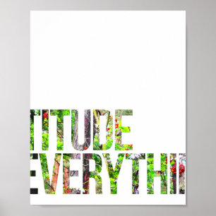 Attitude is everything  poster