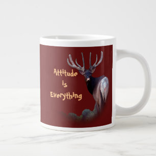 Attitude ist alles Jumbo-Tasse