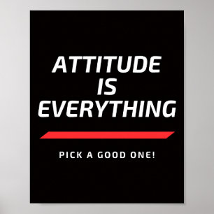 Attitude ist alles poster