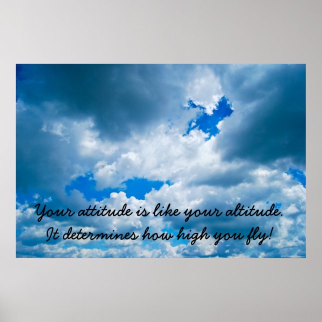 Attitude ist alles poster (Vorne)