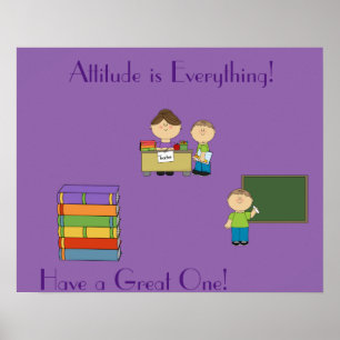 Attitude ist alles Poster