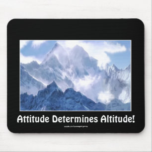 ATTITUDE Mountain Range Motivierend Mousepad