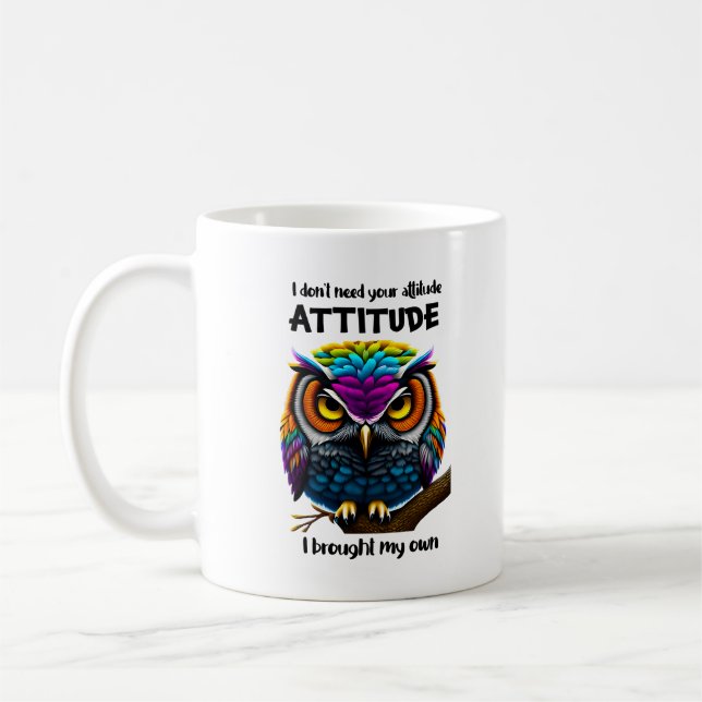 Attitude Owl-Tasse Kaffeetasse (Links)