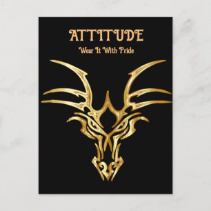 Attitude Postcard Postkarte