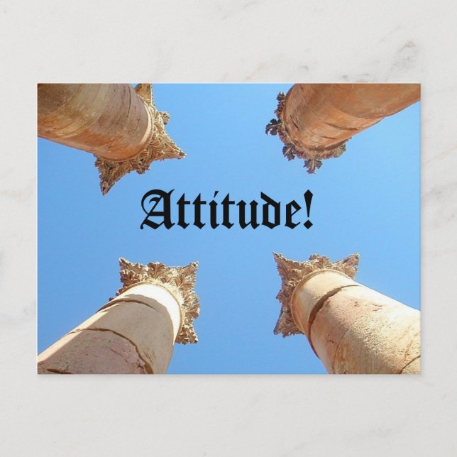 Attitude! Postkarte (Vorderseite)