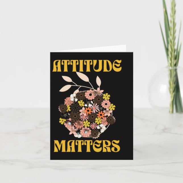 Attitude S Sticker Karte (Vorderseite)