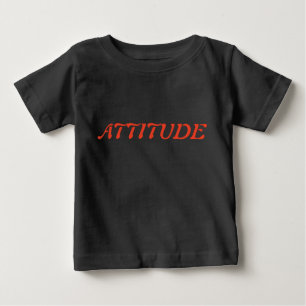 "Attitude" Text Kid T - Shirt. Baby T-shirt