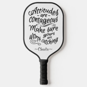 ATTITUDES individuelle Name & Color Pickleball Pad Schläger