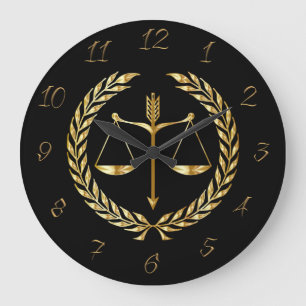 Attorney at Law Große Wanduhr