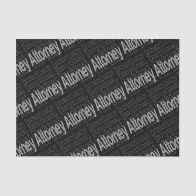 Attorney Außerordentliche Seidenpapier (Vorderseite)