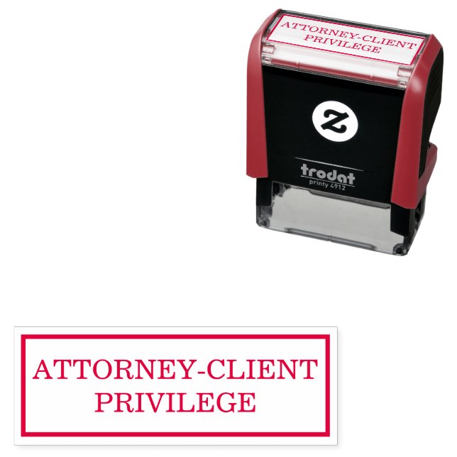 Attorney Client Privilege Permastempel (Beispiel)