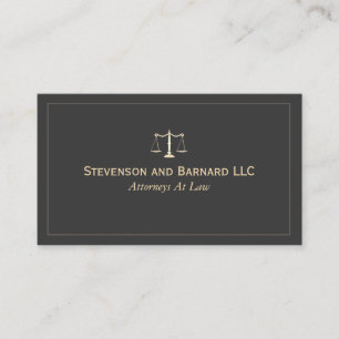 Attorney Lawyer Business Card Visitenkarte