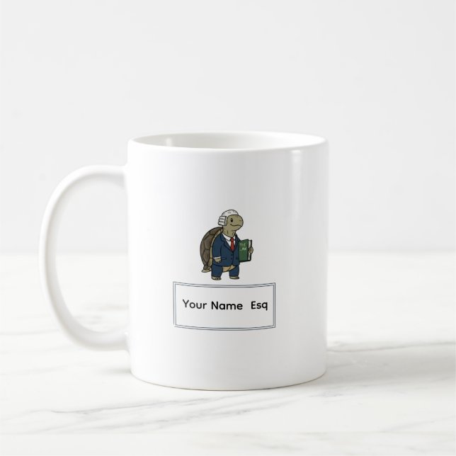 Attorney Turtle Gift Kaffeetasse (Links)