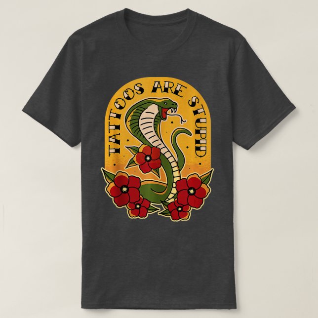 Attowierungen sind am Ufer T-Shirt (Design vorne)