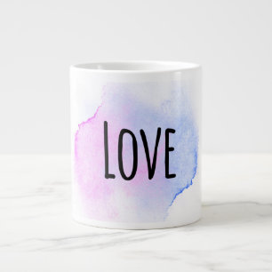 *~* Attraktion Gute LIEBE Emoto Aquarellfärbung IN Jumbo-Tasse