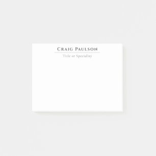 Attraktiv Einfach Beruflich Schlicht Minimalistisc Post-it Klebezettel