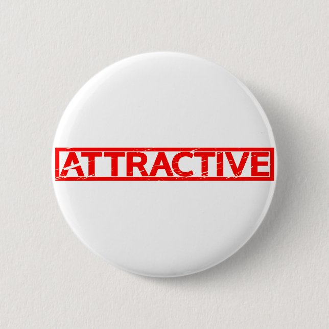 Attraktive Briefmarke Button (Vorderseite)
