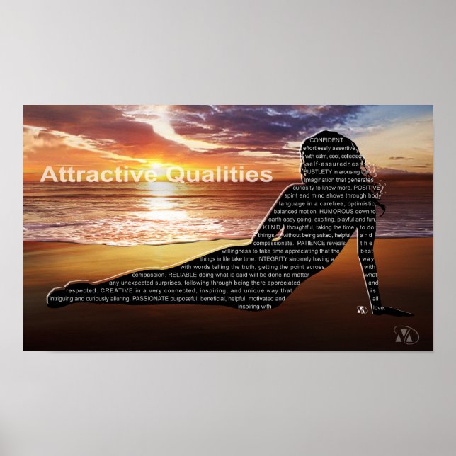 Attraktive Eigenschaften Poster (Vorne)
