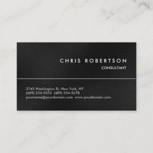 Attraktive Grau Modern Business Card Visitenkarte