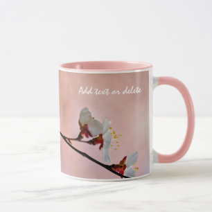 Attraktive japanische Apricot-Blume Tasse