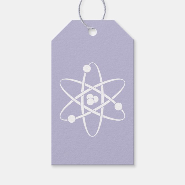 Attraktive Kräfte im Lavendel-Geschenktag Geschenkanhänger (Vorderseite)