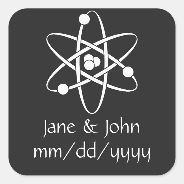 Attraktive Kräfte in der schwarzen Aufkleber (Vorderseite)