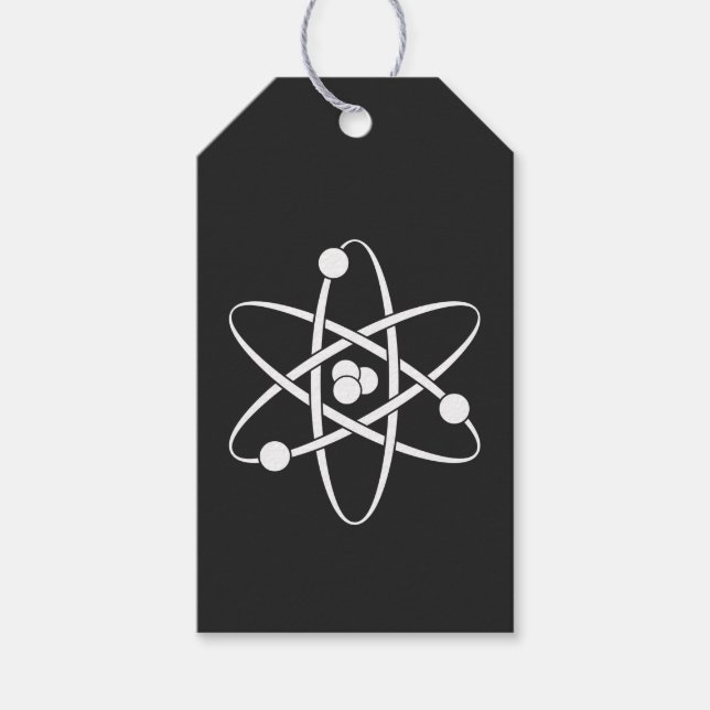 Attraktive Kräfte in der schwarzen Geschenkmarke Geschenkanhänger (Vorderseite)