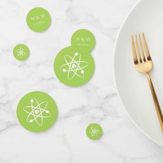Attraktive Kräfte in Peridot Table Confetti Konfetti (Gruppe)