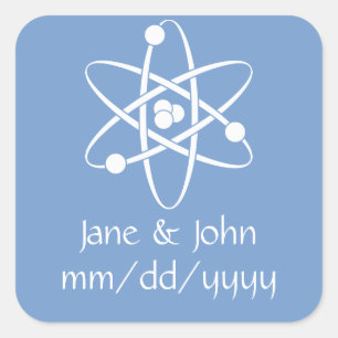 Attraktive Kräfte in Periwinkle Sticker