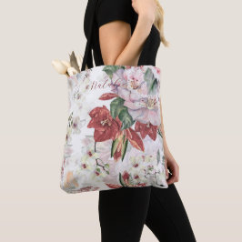 Attraktive Monogramm staubig und luxuriös bordeaux