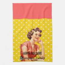 Attraktiver Retro Happy Ferien farbenfroh Gelb