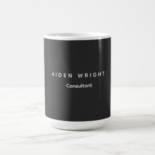 Attraktives Grau Klassisches Minimalistisch Kaffeetasse