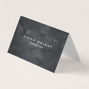 Attraktives Gray Stylish Modernes Minimalistisch Visitenkarten