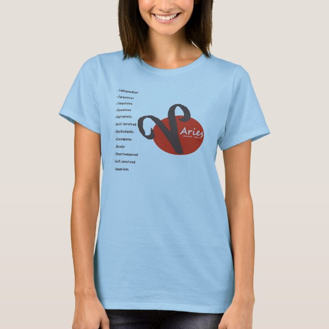 Attribute einer Reihe T-Shirt (Vorderseite)