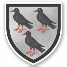 Attributes Arms of St. Thomas Becket - 1Up Silver Aufkleber