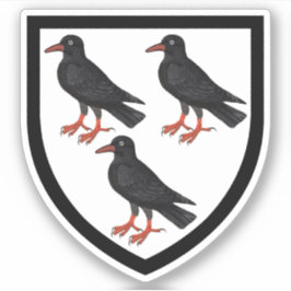 Attributes Arms of St. Thomas Becket - 1Up White Aufkleber