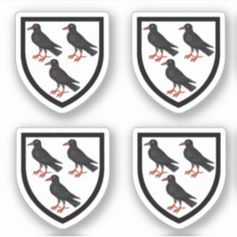 Attributes Arms of St. Thomas Becket - 4Up White Aufkleber