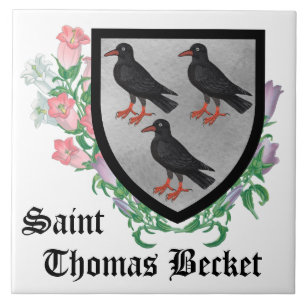 Attributes Arms of St. Thomas Becket Fliese