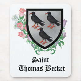 Attributes Arms of St. Thomas Becket Mousepad