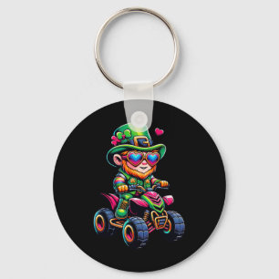 Atv 4 Wheeler Leprechaun Kinder Herren Damen St Pa Schlüsselanhänger