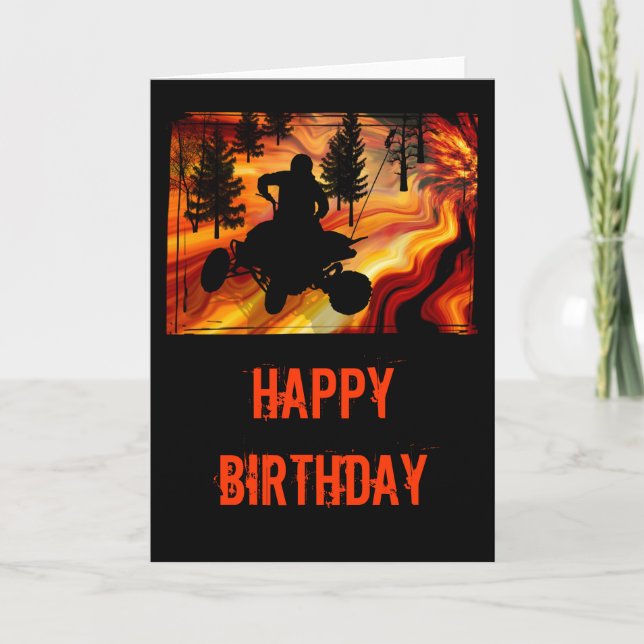 ATV auf der Straße von Hell Karte (Vorderseite)