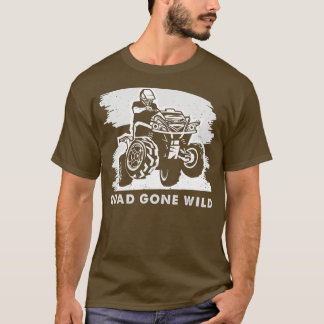 ATV-Ausfahrt Vier-Rad Quad Gone Wild T-Shirt
