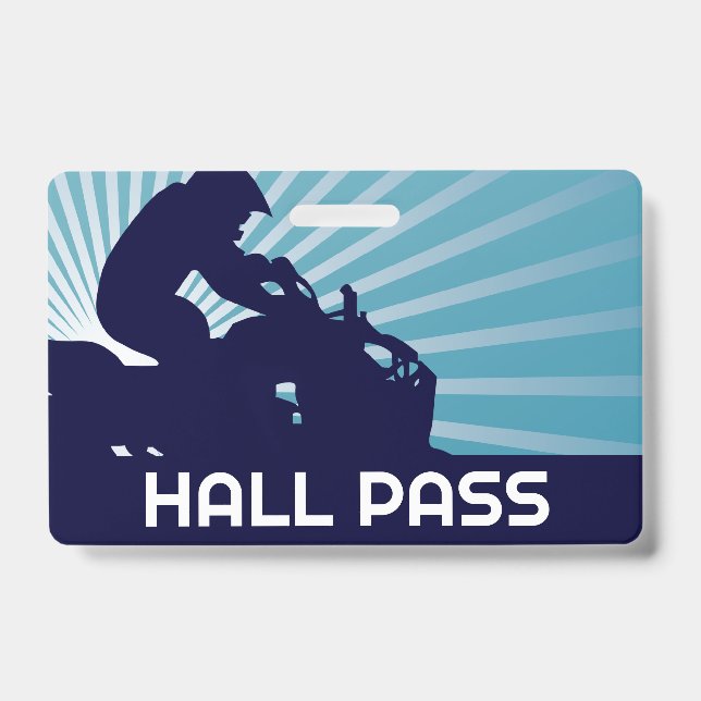 ATV Jump Teacher Hall Pass Ausweis (Vorderseite)
