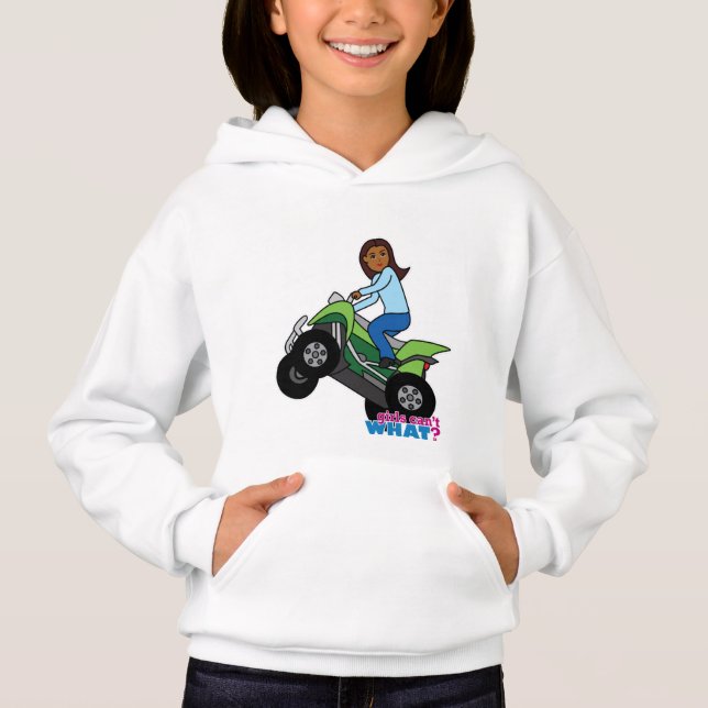 ATV-Mädchen Hoodie (Vorderseite)