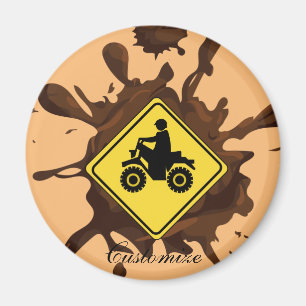 ATV Mudding Sign Thunder_Cove Magnet
