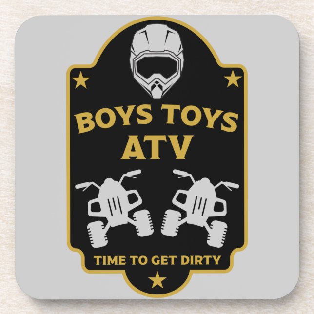 Atv Quad Abenteuer Getränkeuntersetzer (Vorderseite)